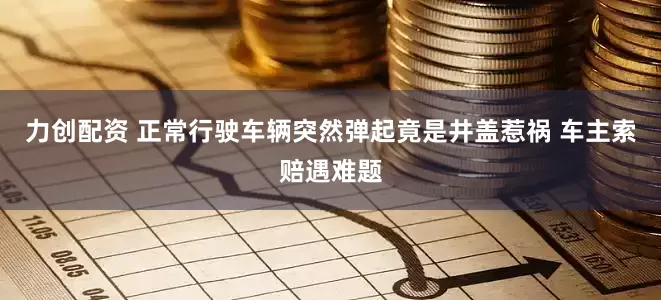 力创配资 正常行驶车辆突然弹起竟是井盖惹祸 车主索赔遇难题