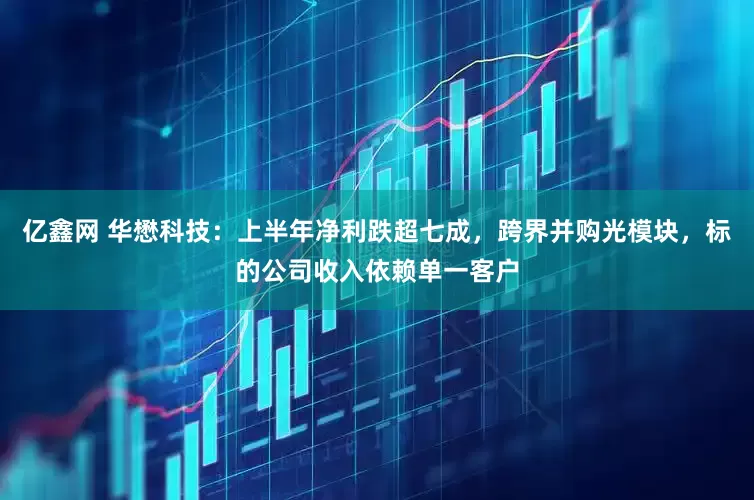 亿鑫网 华懋科技：上半年净利跌超七成，跨界并购光模块，标的公司收入依赖单一客户